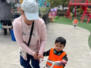 lower nob hill preschool playing outside